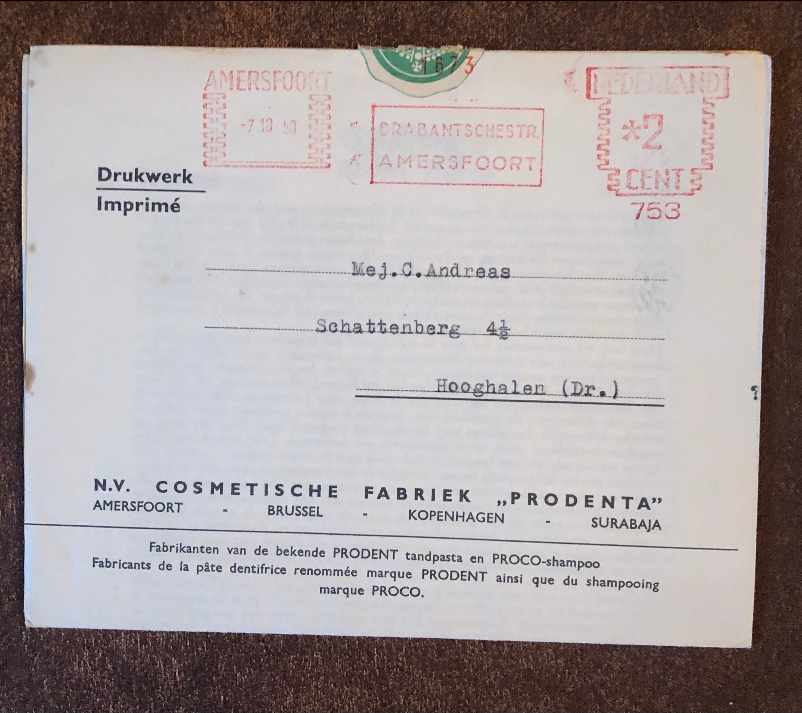 Vintage Prodenta Horoscoop Schorpioen (1930s-1940s), Verzamelen, Overige Verzamelen, Ophalen of Verzenden