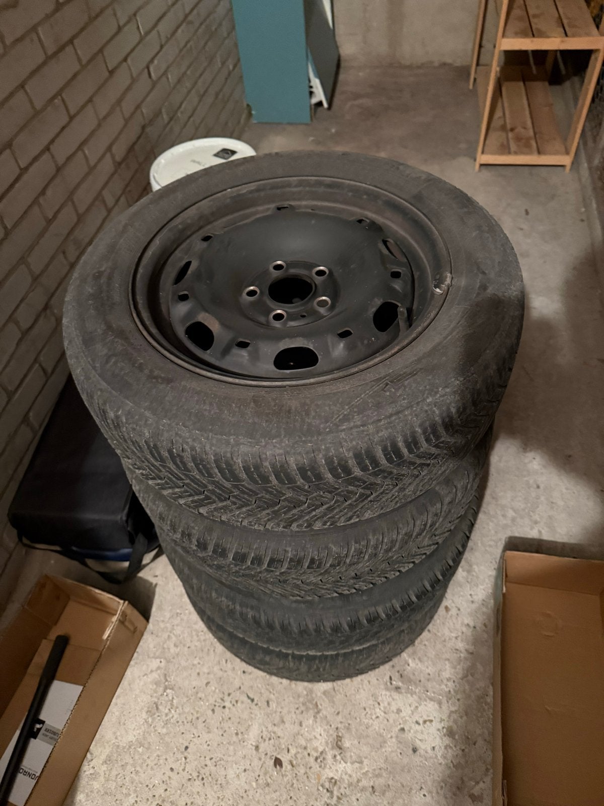 Continental All Season banden 185/60/14 Skoda/Volkswagen, Auto-onderdelen, Ophalen, 14 inch, Gebruikt, 185 mm