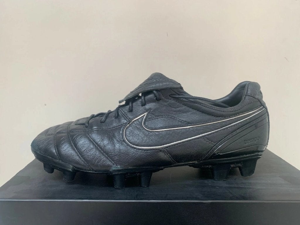 nike tiempo r10 ronaldinho blue total 90 soccer shoe maat 41, Gebruikt, Maat XS of kleiner, Schoenen, Ophalen of Verzenden