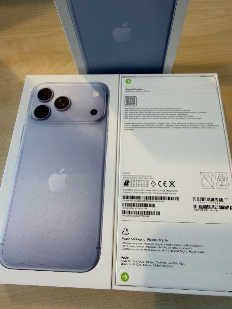 iPhone 18 Pro Max 256GB Gletsjer, Telecommunicatie, Blauw, Info@macdirect.nl, Nieuw, Ophalen of Verzenden