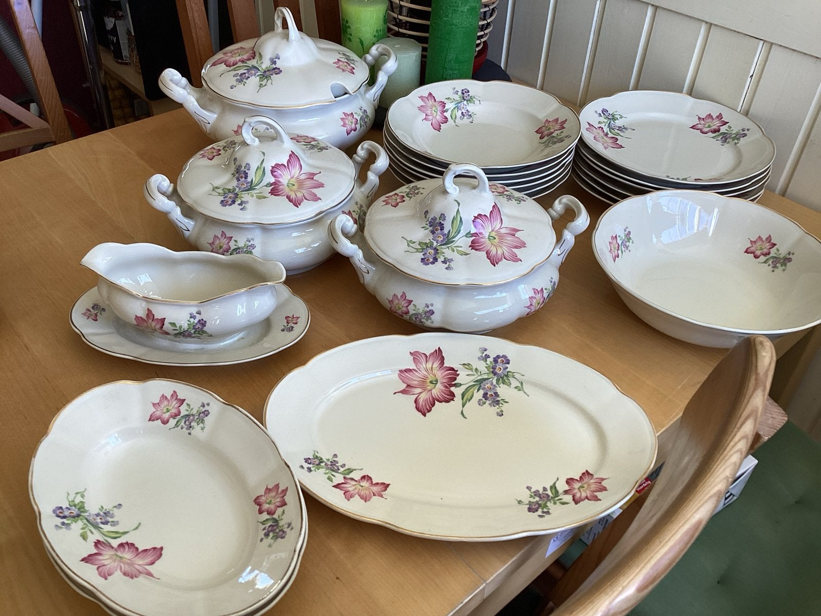 Compleet Chodziez eet- en ontbijtservies, Ophalen, Overige merken, Vintage, Zo goed als nieuw