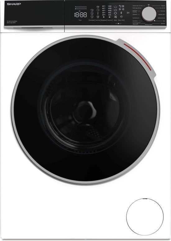 Sharp wasmachine ES-NFL814CWDA-BX - Wit, Witgoed en Apparatuur, Wasmachines, 1200 tot 1600 toeren, Papendorpseweg 75 3528 BJ Utrecht