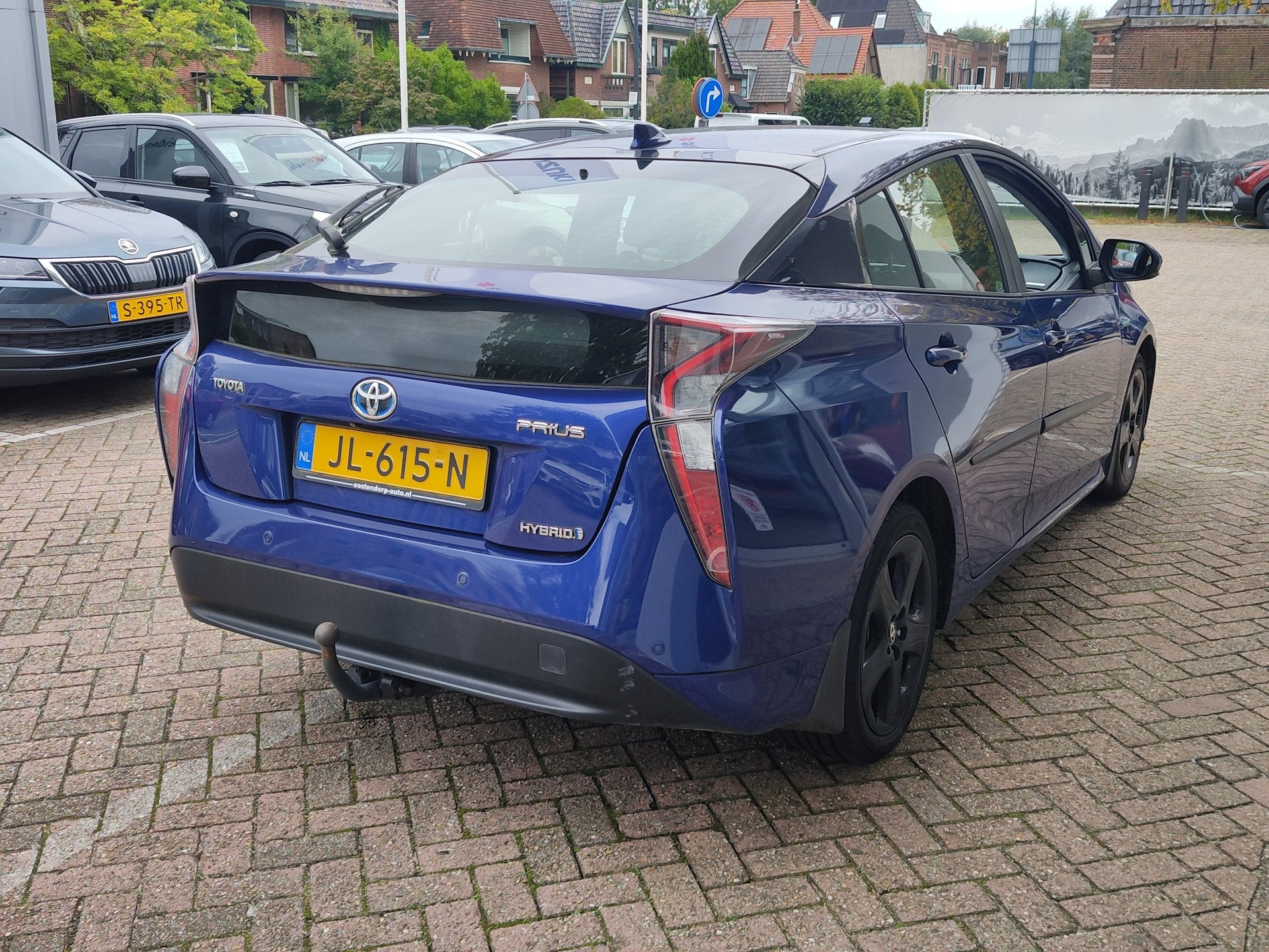 Toyota Prius 1.8 FIRST EDITION AUTOMAAT Dodehoeksensoren | S, Auto's, Stof, Blauw, 122 pk, Origineel Nederlands
