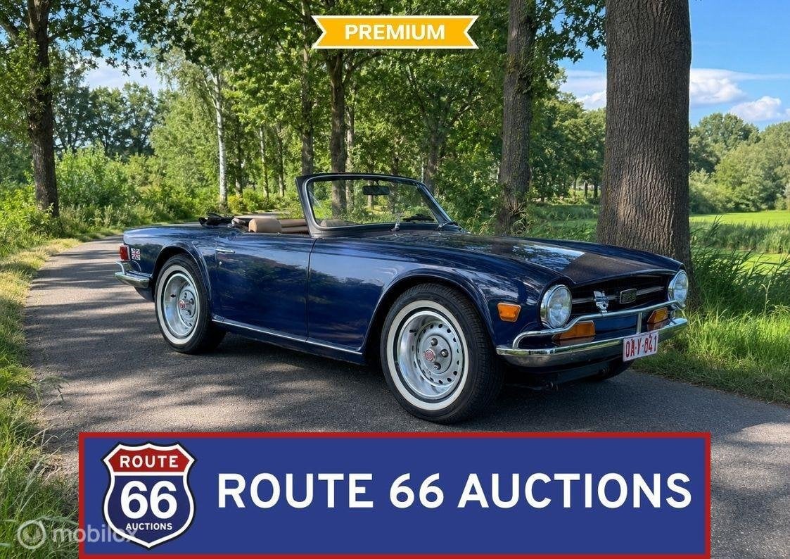 Triumph TR6 | 1970 | Route 66 Auctions, Overige carrosserieën, Triumph, Zwart, Bedrijf
