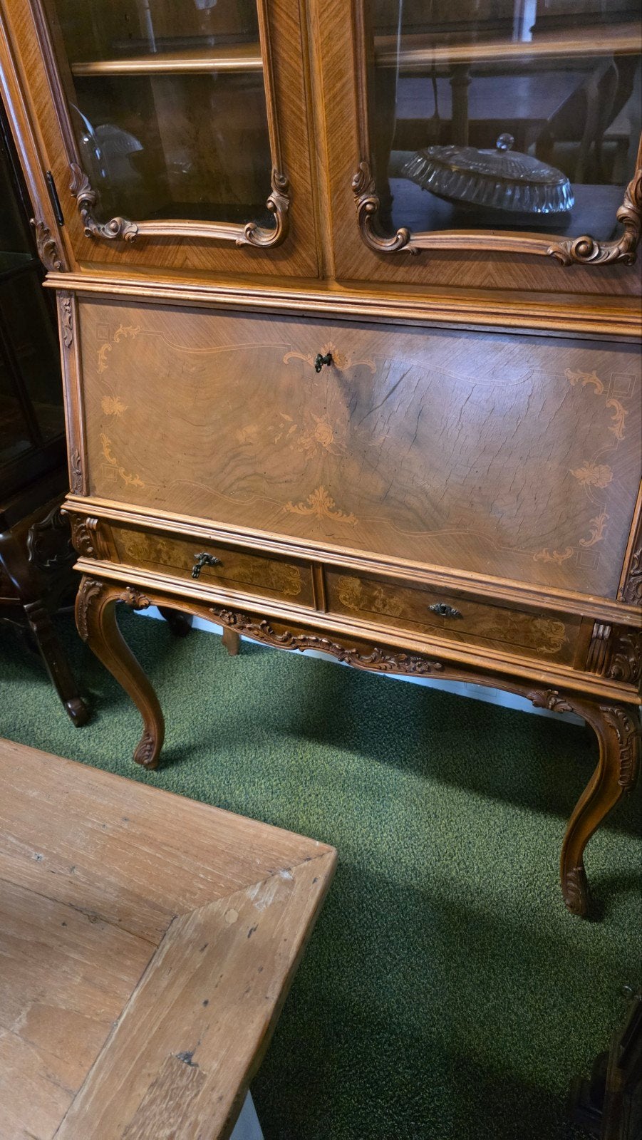 Bureau met opstand, Antiek en Kunst, Antiek | Meubels | Kasten, Ophalen