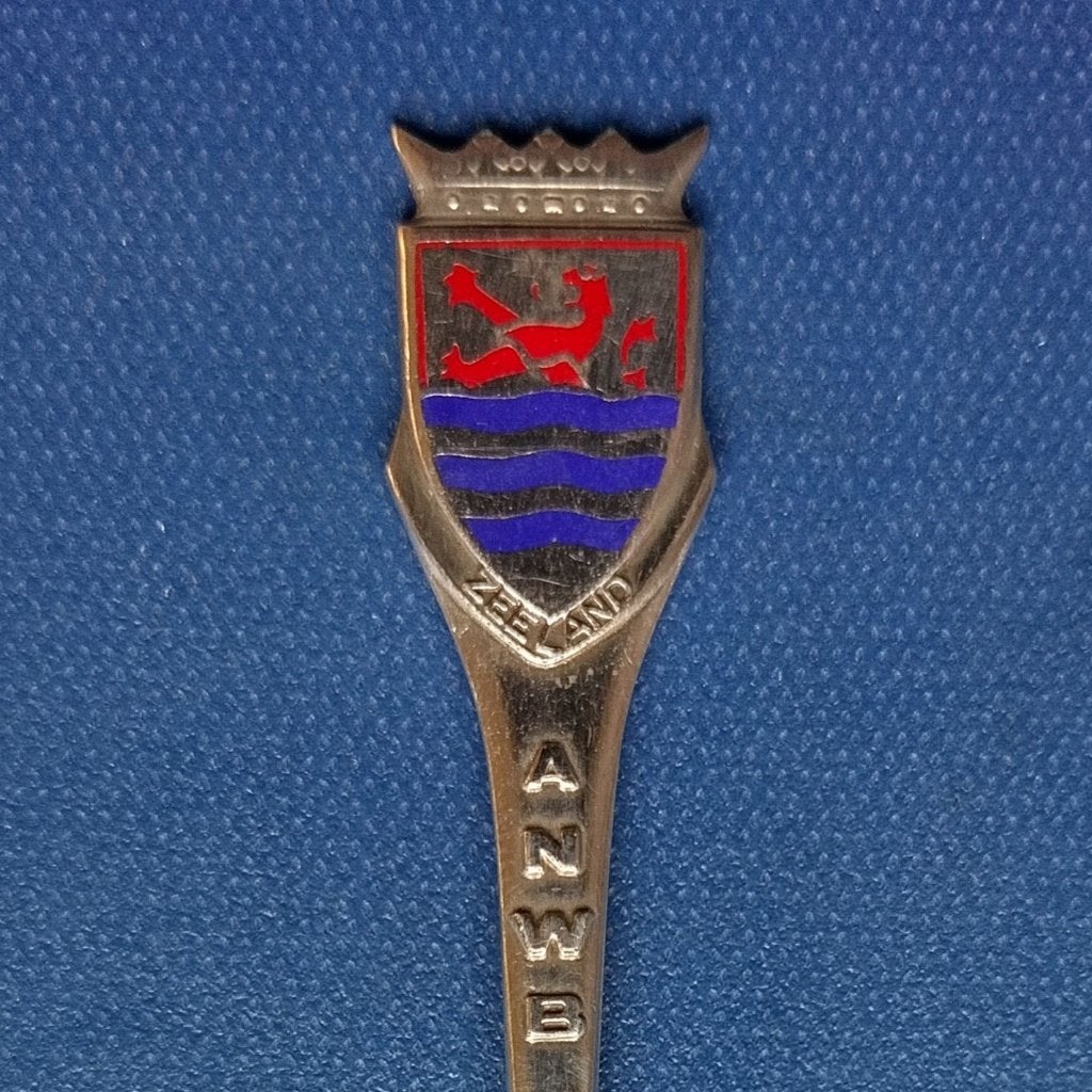 verzilverd lepeltje ANWB, A.N.W.B. provincie Zeeland, Ophalen of Verzenden