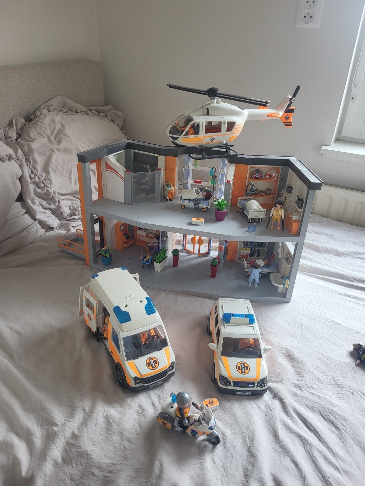 Playmobil Ziekenhuis Speelset, Ophalen, Gebouw, Complete set, Zo goed als nieuw