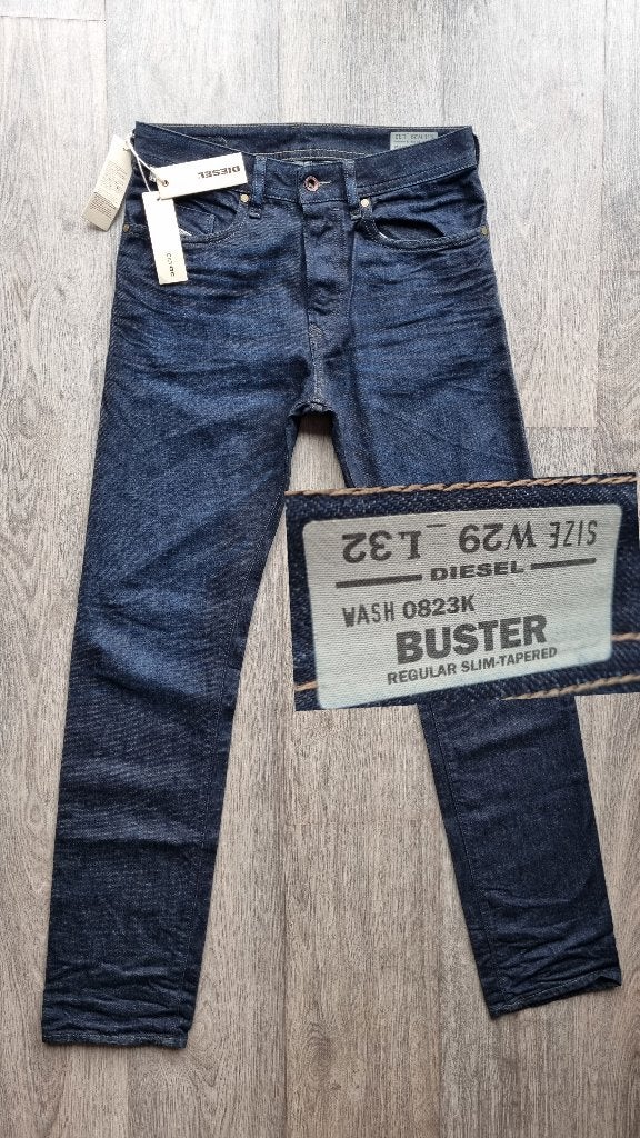 - NIEUWE - Diesel BUSTER W29 L32 * 29x32 - tapered - #D2714, Kleding | Heren, Diesel, Blauw, Diesel, Nieuw