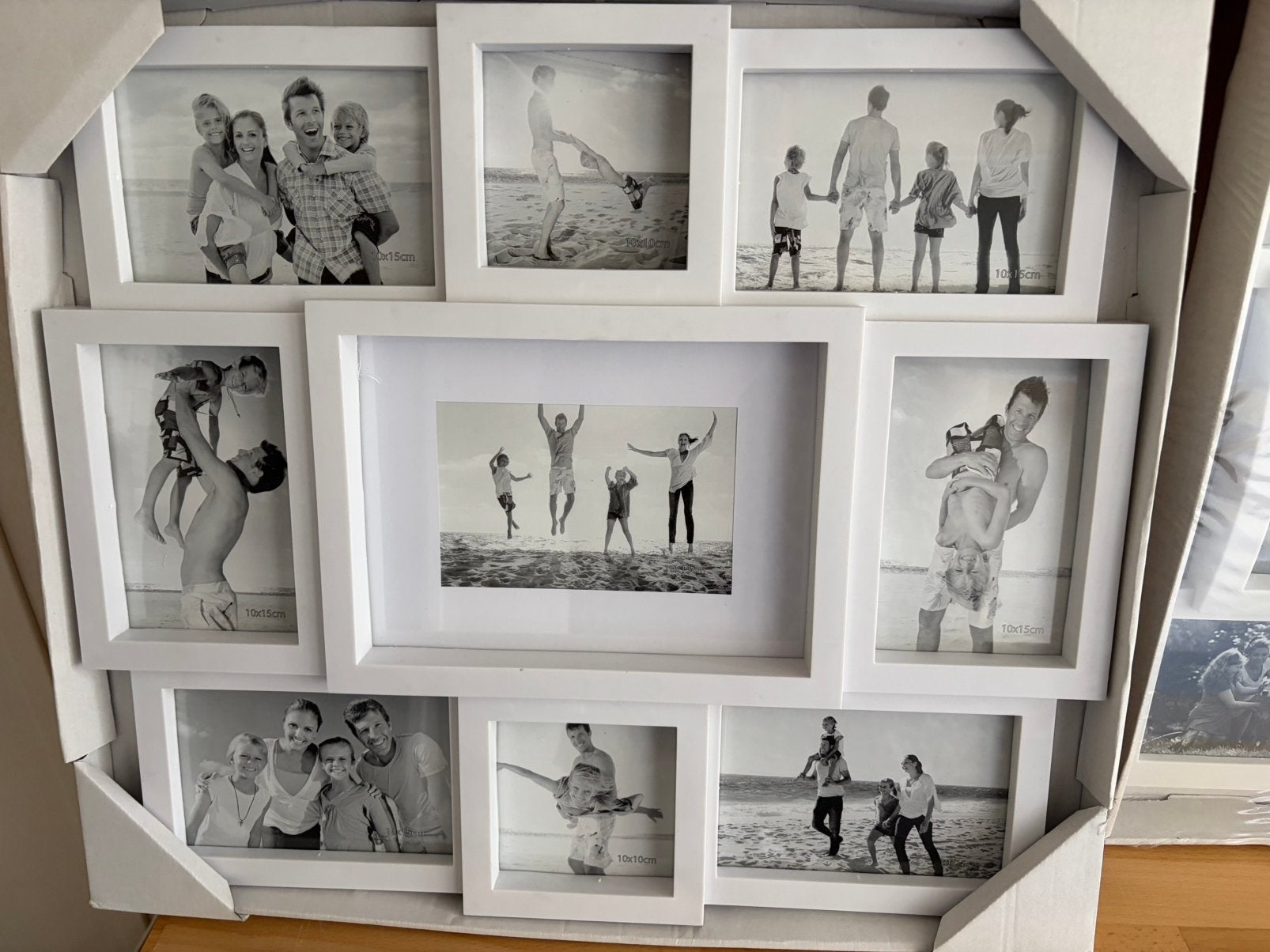 Collage foto lijst voor 9 foto’s, Ophalen, Kunststof, Nieuw, Collagelijst