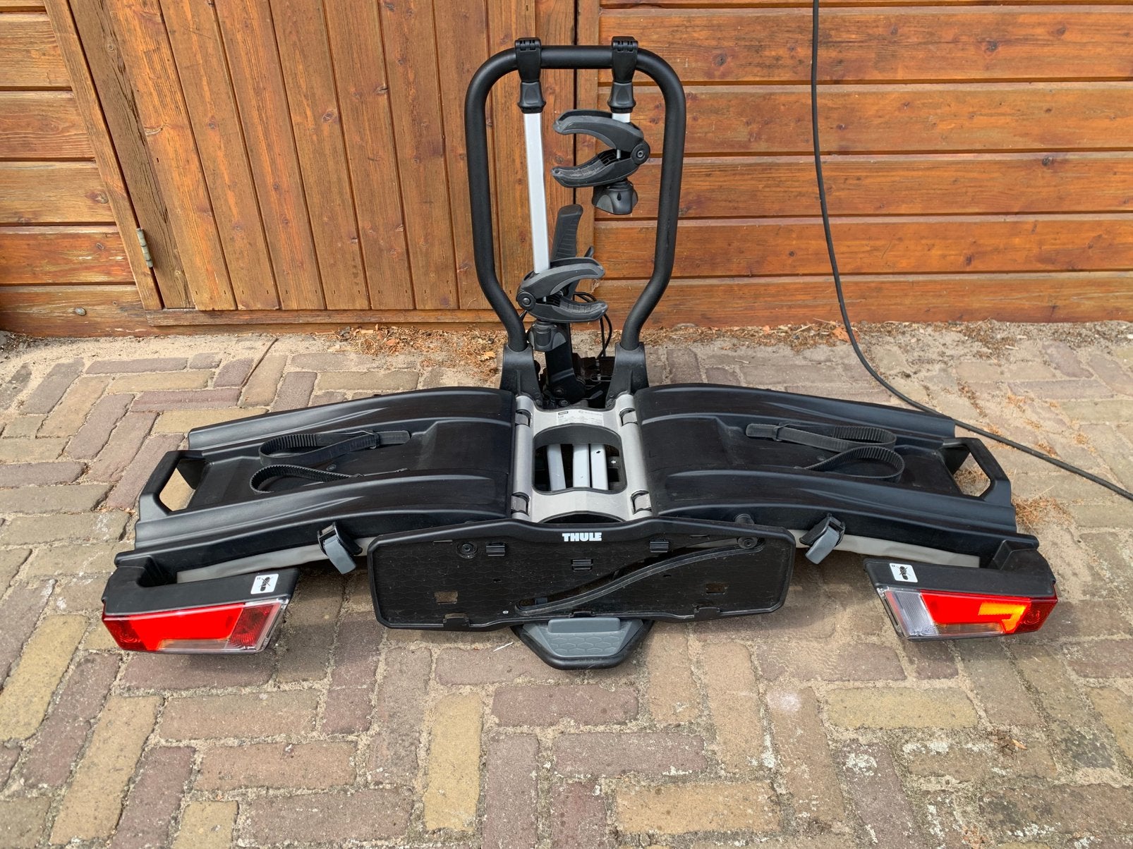 Zeer nette Thule Easyfold XT 933 fietsendrager + oprijgoot, Ophalen, Zo goed als nieuw, Trekhaakdrager