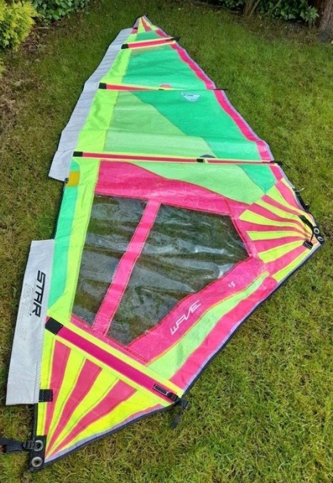 4.5 StarSails Waveline surfzeil, 3.5 tot 5 m², Zeil, Ophalen, Overige merken