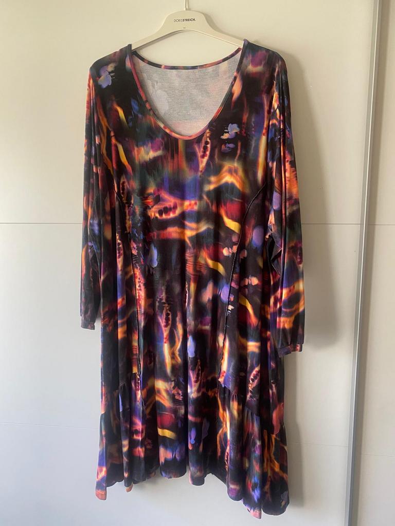 Zgan! Exelle jurk mt 56, Verzenden, Zo goed als nieuw, Paars, Blouse of Tuniek