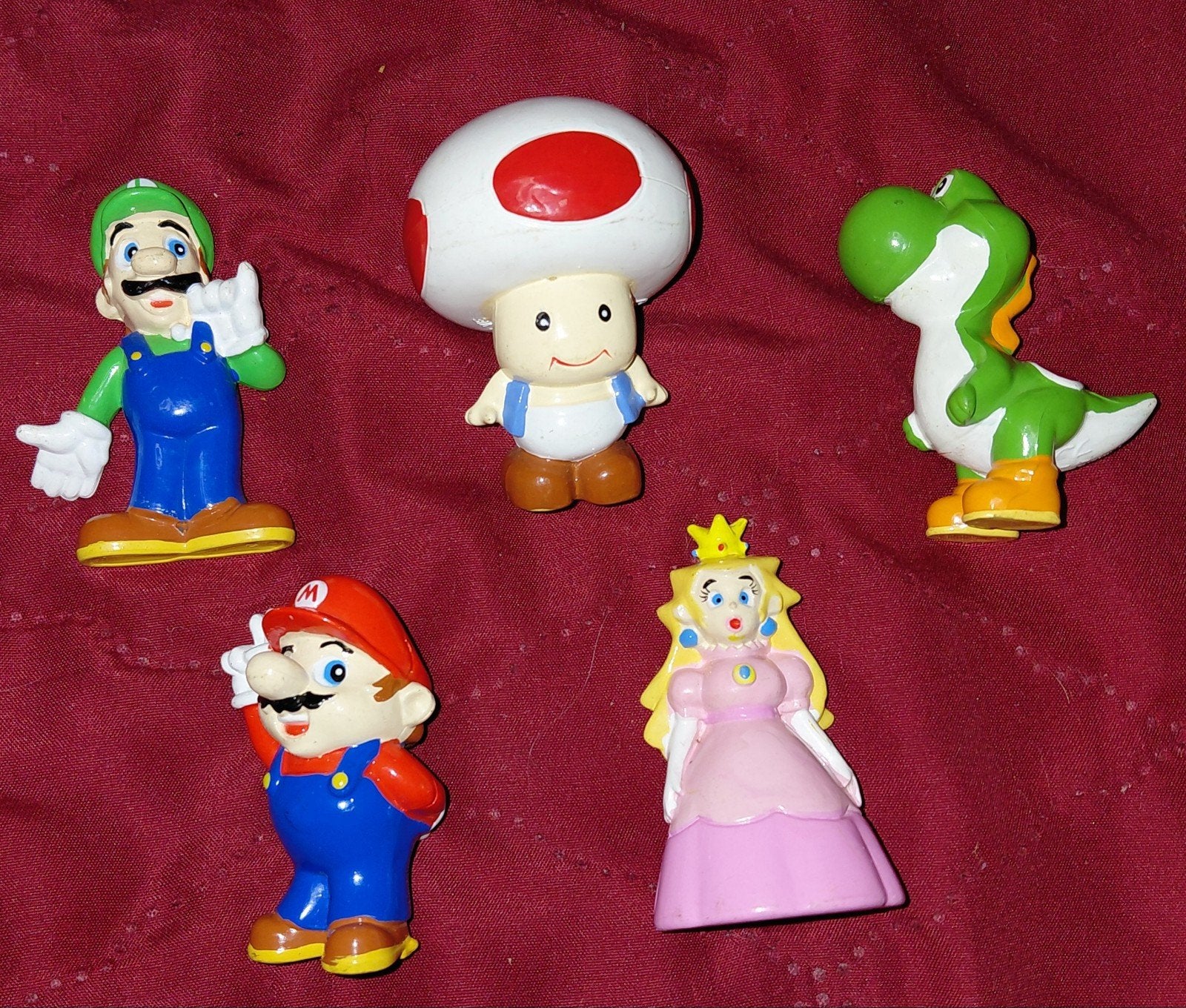 Super Mario Bros.  Set - Mario, Luigi, Peach, Toad, Yo, Ophalen of Verzenden, Gebruikt, Jongen of Meisje