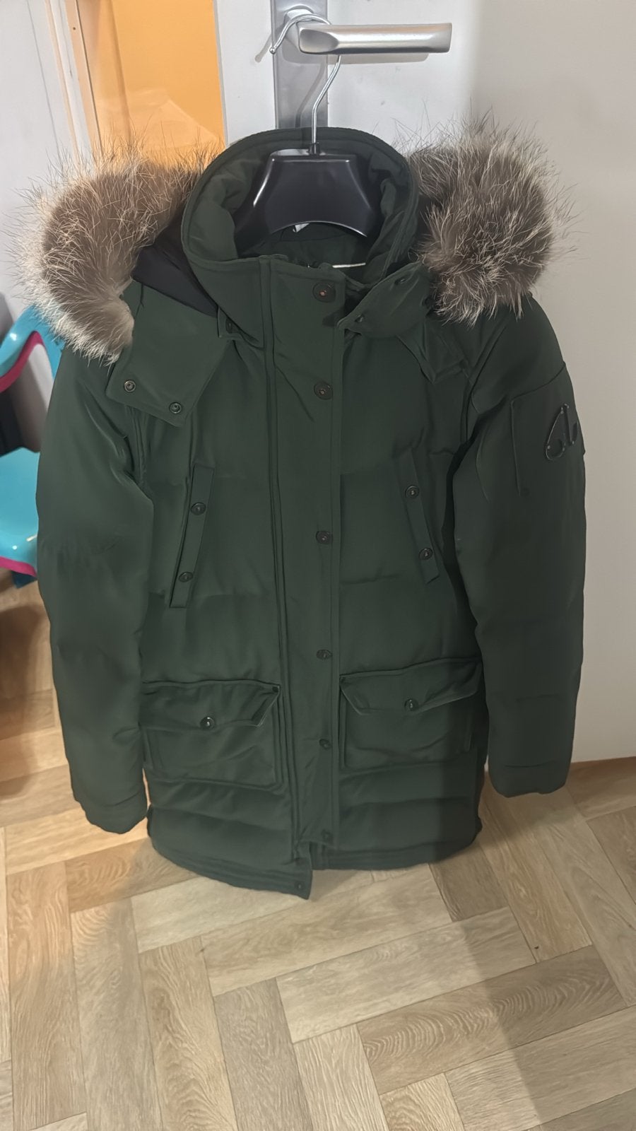 ORIGINELE Moose Knuckles Winterjas - Groen, Maat S, Ophalen of Verzenden, Zo goed als nieuw, Maat 36 (S), Groen