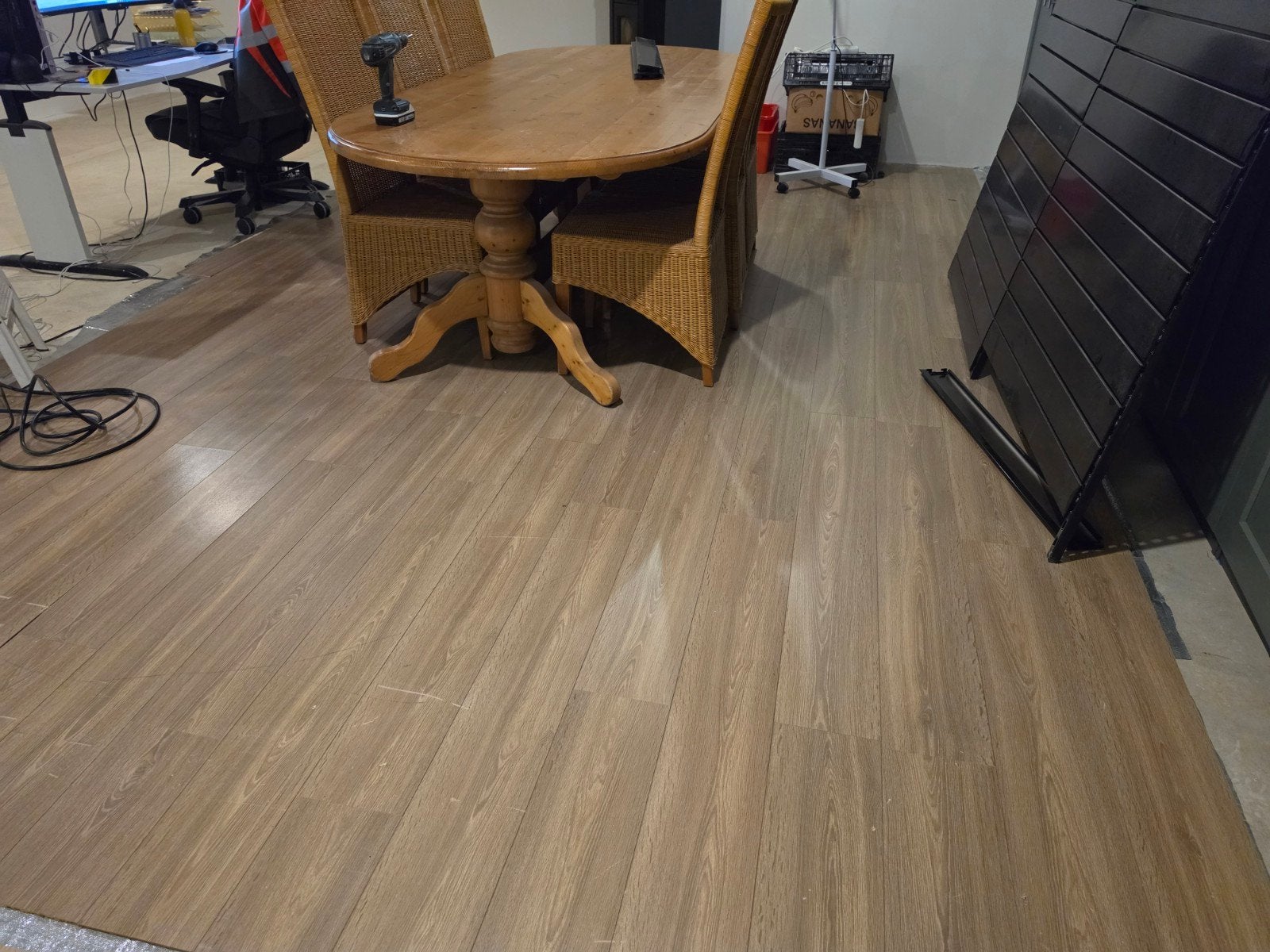 Gebruikte laminaatvloer (15m²) met ondervloer - Gratis, Ophalen of Verzenden, Gebruikt, 10 m² of meer, Laminaat