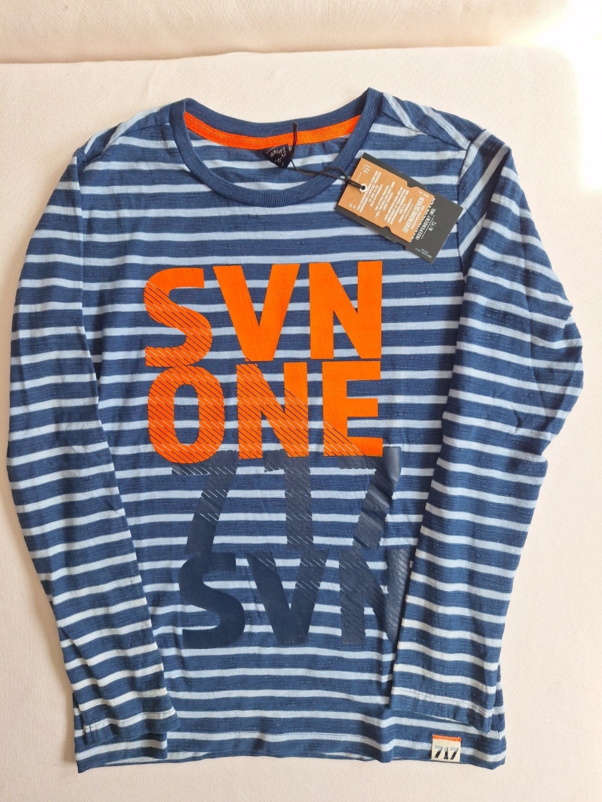 Nieuwe Gestreepte longsleeve Sevenoneseven 146/152, Kinderen en Baby's, Kinderkleding | Maat 146, Ophalen of Verzenden, Shirt of Longsleeve