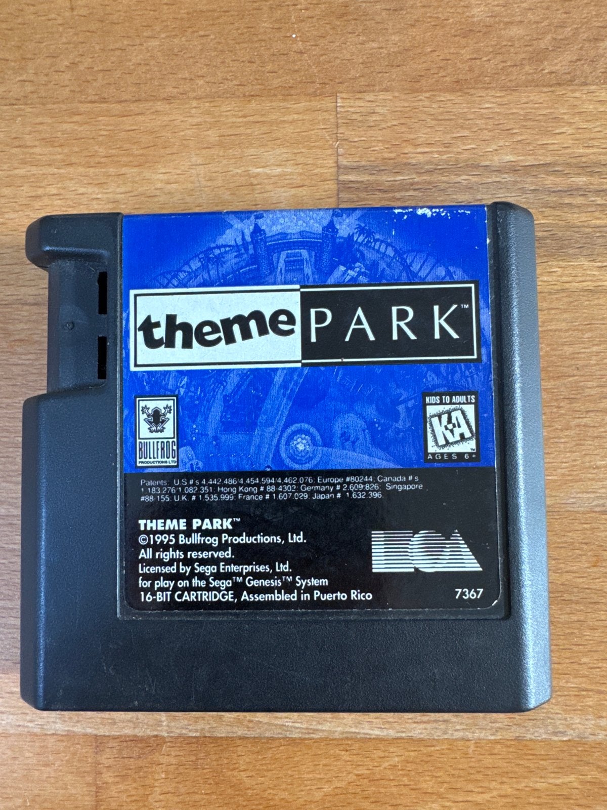 Theme Park - Sega Genesis, Spelcomputers en Games, Gebruikt, 1 speler, Ophalen of Verzenden, Mega Drive