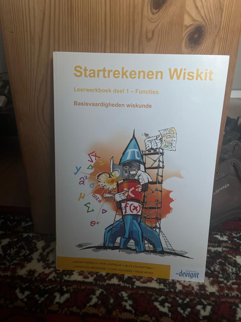 Startrekenen Wiskit - Leerwerkboek deel 1 - Functies, Boeken, Ophalen of Verzenden, Zo goed als nieuw, Overige niveaus, Wiskunde A