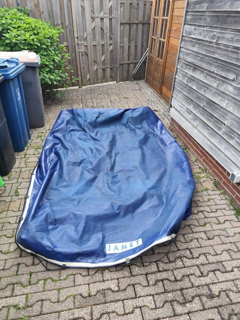 Jamet afdekzeil, Ophalen