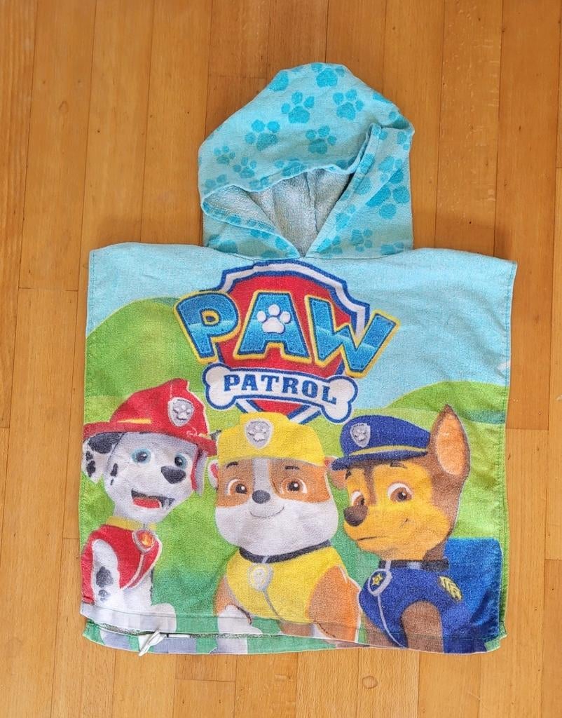 Superleuke Paw Patrol badponcho / badcape, Gebruikt, Jongen of Meisje, One size, Ophalen of Verzenden