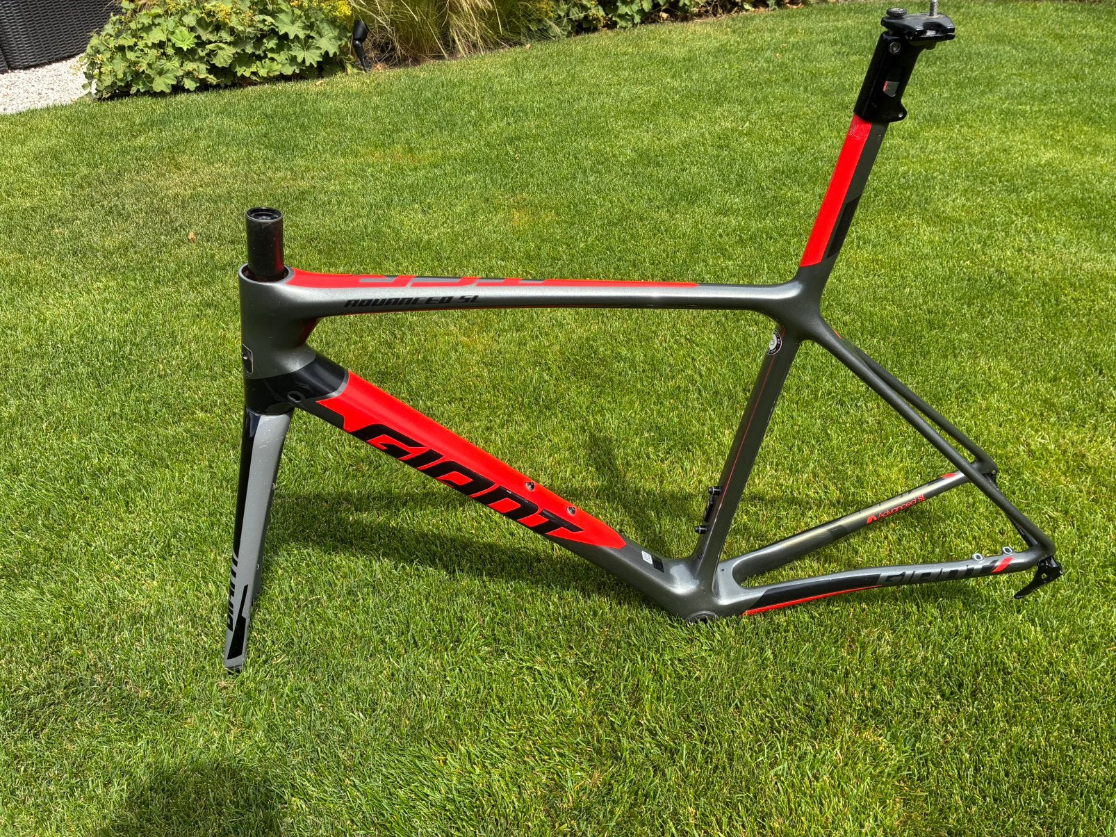 Giant TCR frame maat M met geïntegreerde zadelpen (ISP), Aluminium, Zo goed als nieuw, Meer dan 20 versnellingen, Giant