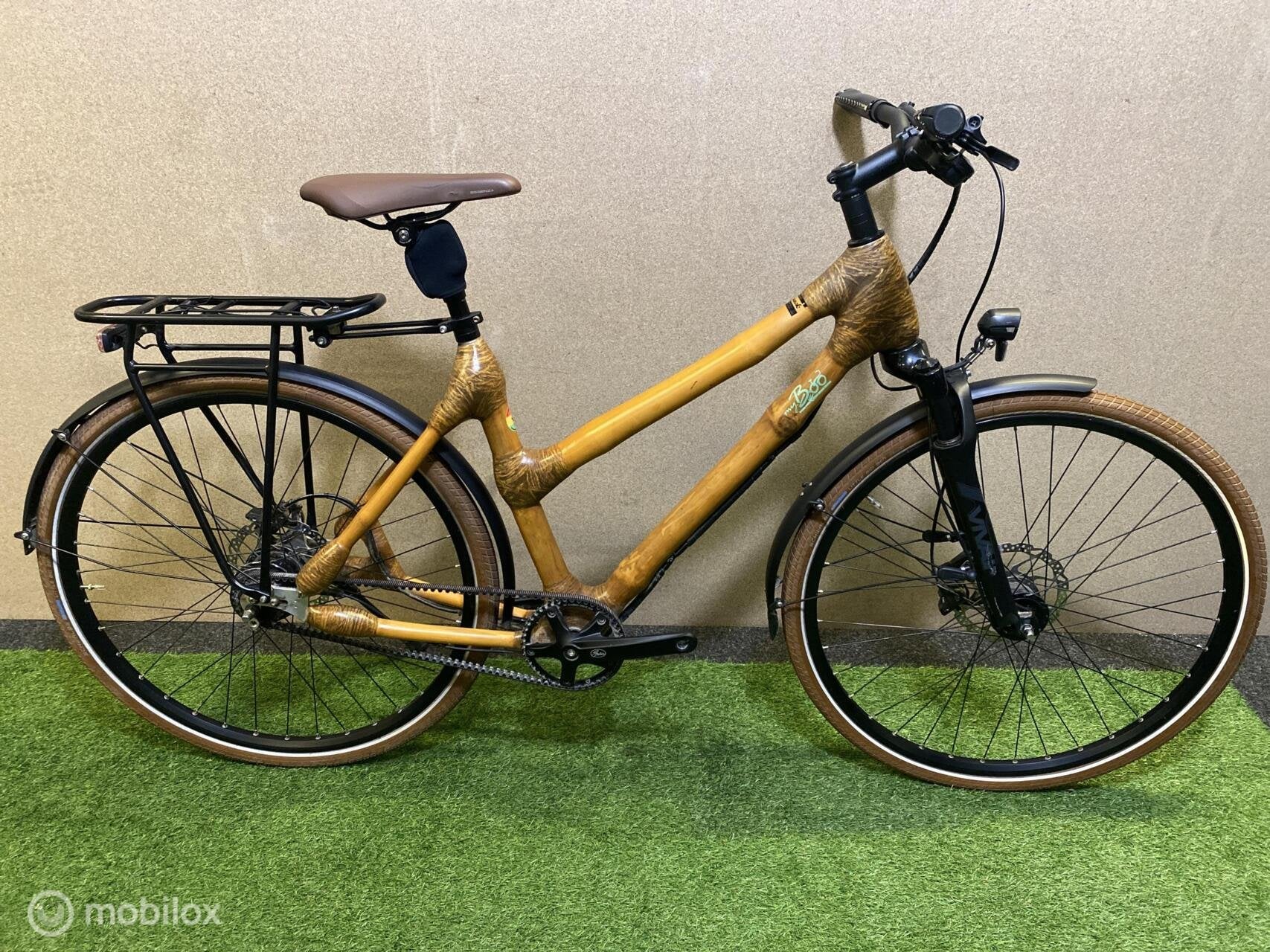 MYBOO KURO 2024 BAMBOE FRAME FIETS ALFINE 11 BELT DRIVE, Overige merken, 53 tot 56 cm, MY BOO, MY BOO