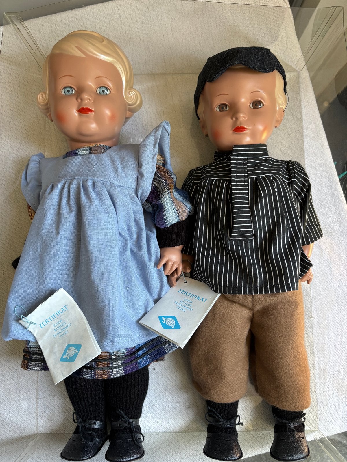 Klassik Collection Pop Meisje en Jongen met Originele Doos, Verzamelen, Poppen, Ophalen of Verzenden, Gebruikt, Pop