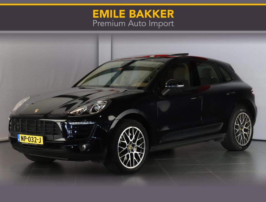 Porsche Macan 3.0 S 77.000km! PANO/LEER, Auto's, Porsche, Automaat, Start-stop-systeem, Gebruikt, Beige