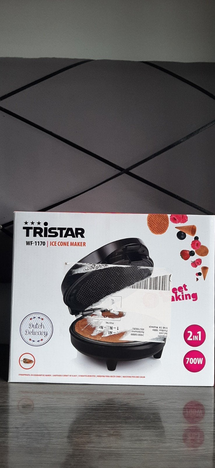 Tristar wafelijzer, Witgoed en Apparatuur, Ophalen of Verzenden, Zo goed als nieuw