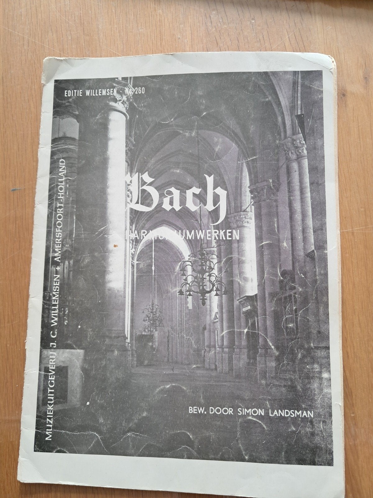 Bach - Harmoniumwerken bewerkt door Simon Landsman, Orgel, Gebruikt, Klassiek, Ophalen of Verzenden
