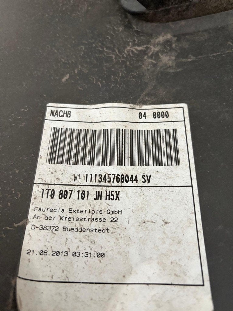 Volkswagen Touran Cross Voorbumper 1T0 807 217 AB, Gebruikt, Ophalen of Verzenden, Bumper, Volkswagen