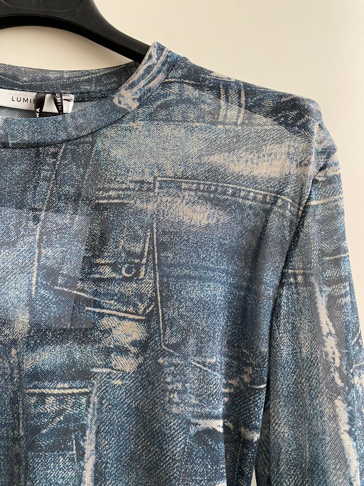 LUMINA mesh body jeansblauw of grijs mt TU, Prato, Italie, -, Nieuw, Ophalen of Verzenden
