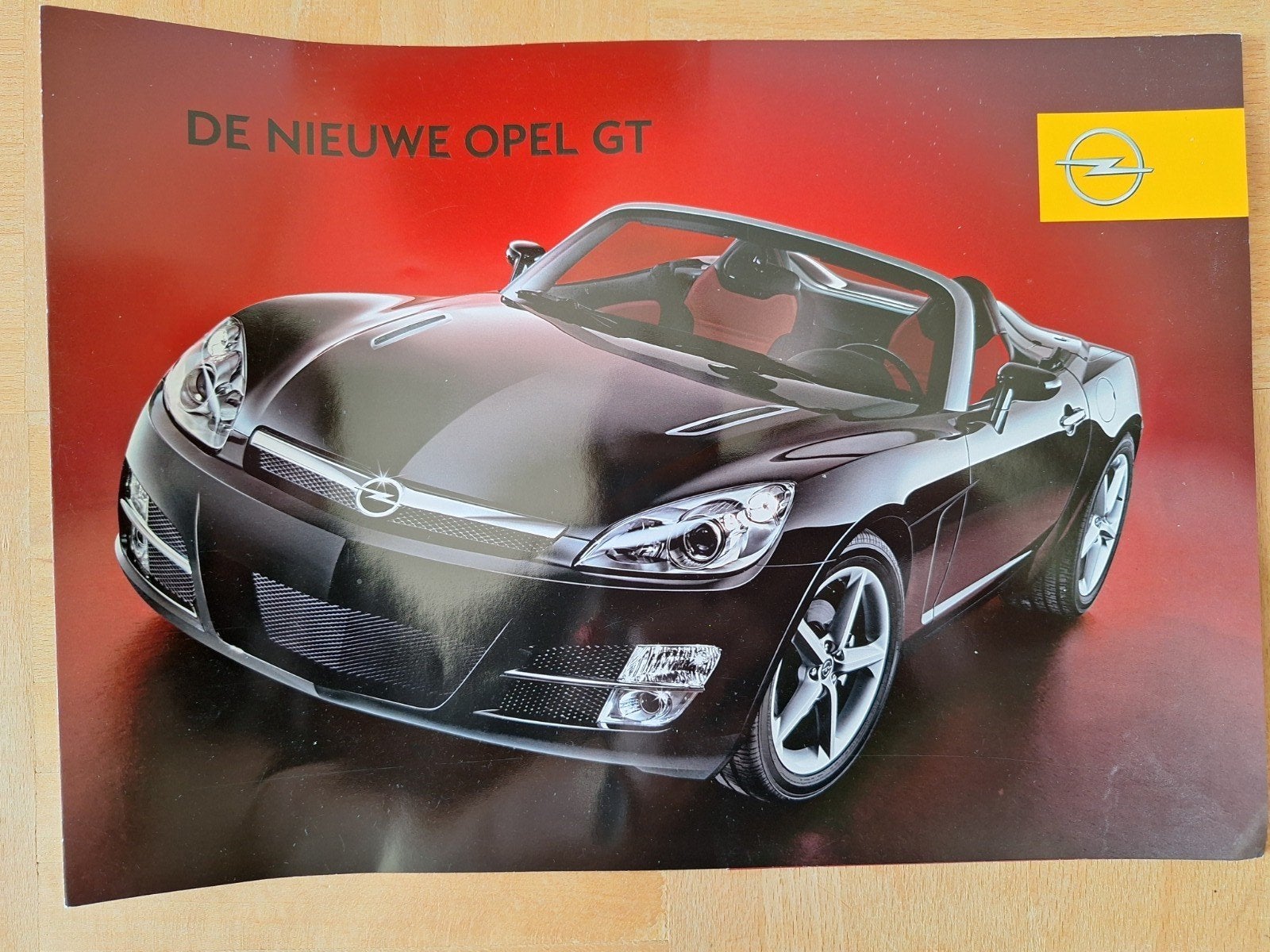 Opel gt folder izgs., Ophalen of Verzenden, Zo goed als nieuw, Opel
