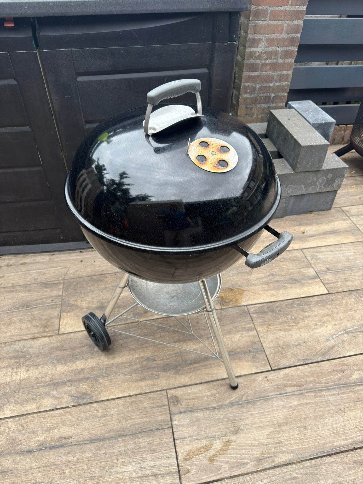 Weber Bbq Kettle 57 cm, Ophalen, Gebruikt