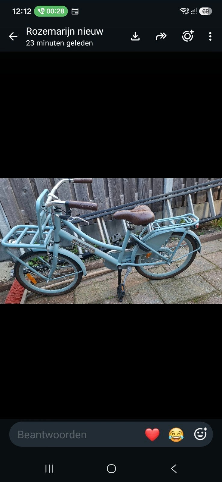 kinderfiets 20 inch, Ophalen, Gebruikt, Overige typen, Popal
