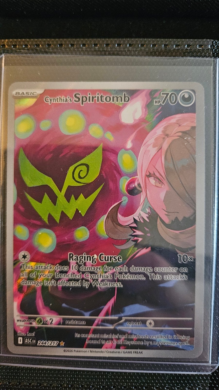 Cynthia's Spiritomb ASC 244/217, Ophalen of Verzenden