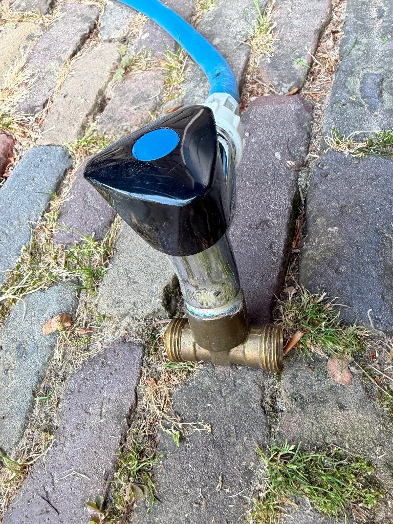 wasmachinekraan, Ophalen, Gebruikt, Chroom, Kraan