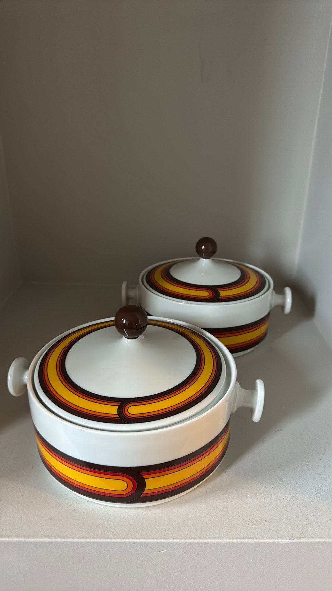 2 Vintage Dekschalen Vohenstrauß Johann Seltmann 70 Retro, Ophalen