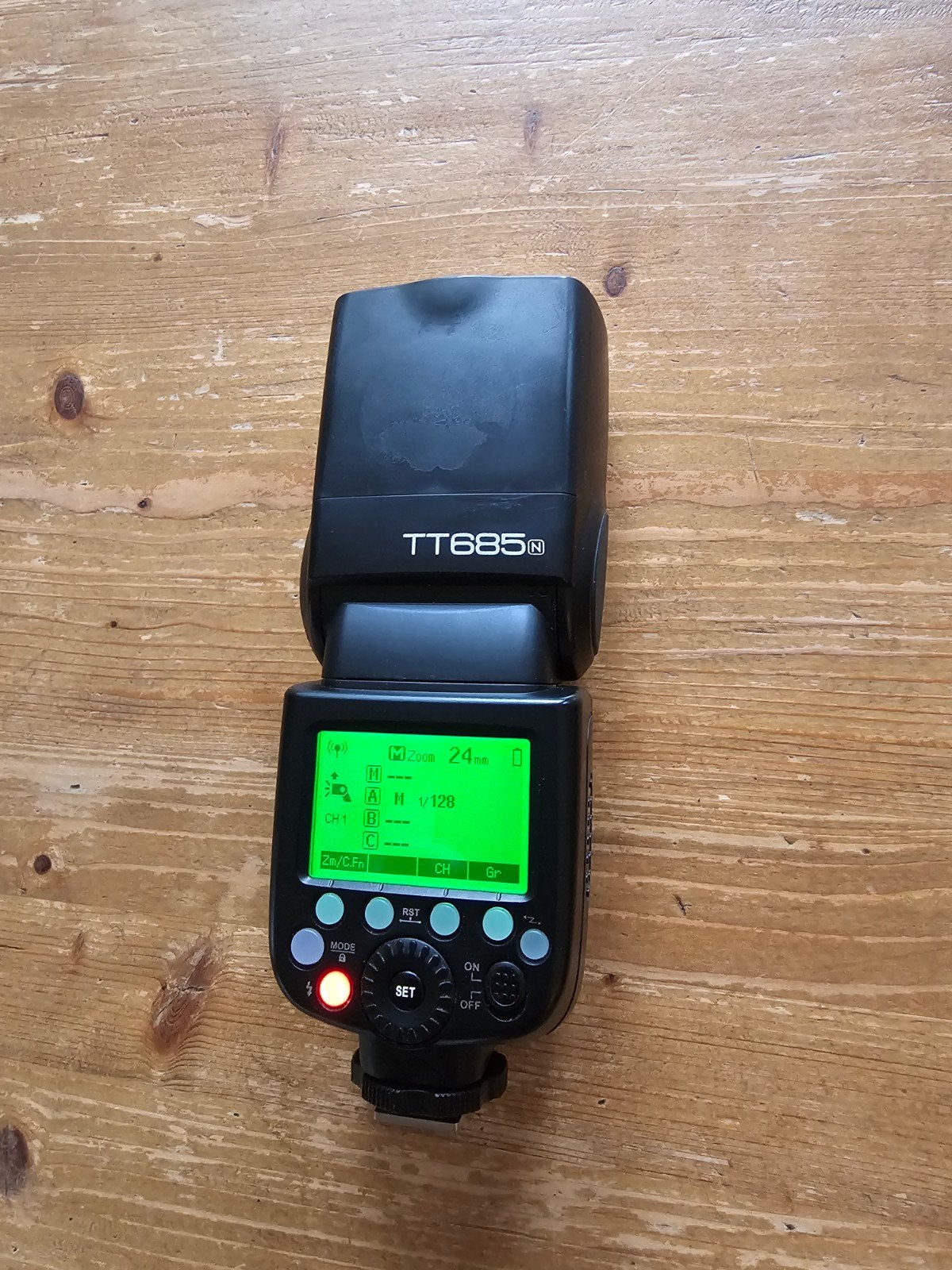 Godox TT685 flitser voor Nikon, Ophalen of Verzenden, Gebruikt, Nikon, Kantelbaar