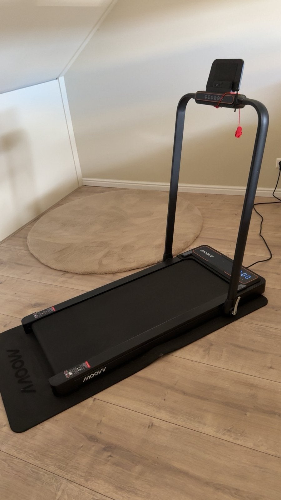 Loopband Moovv Smartstep pro v2 zwart, Ophalen, Zo goed als nieuw, Loopband