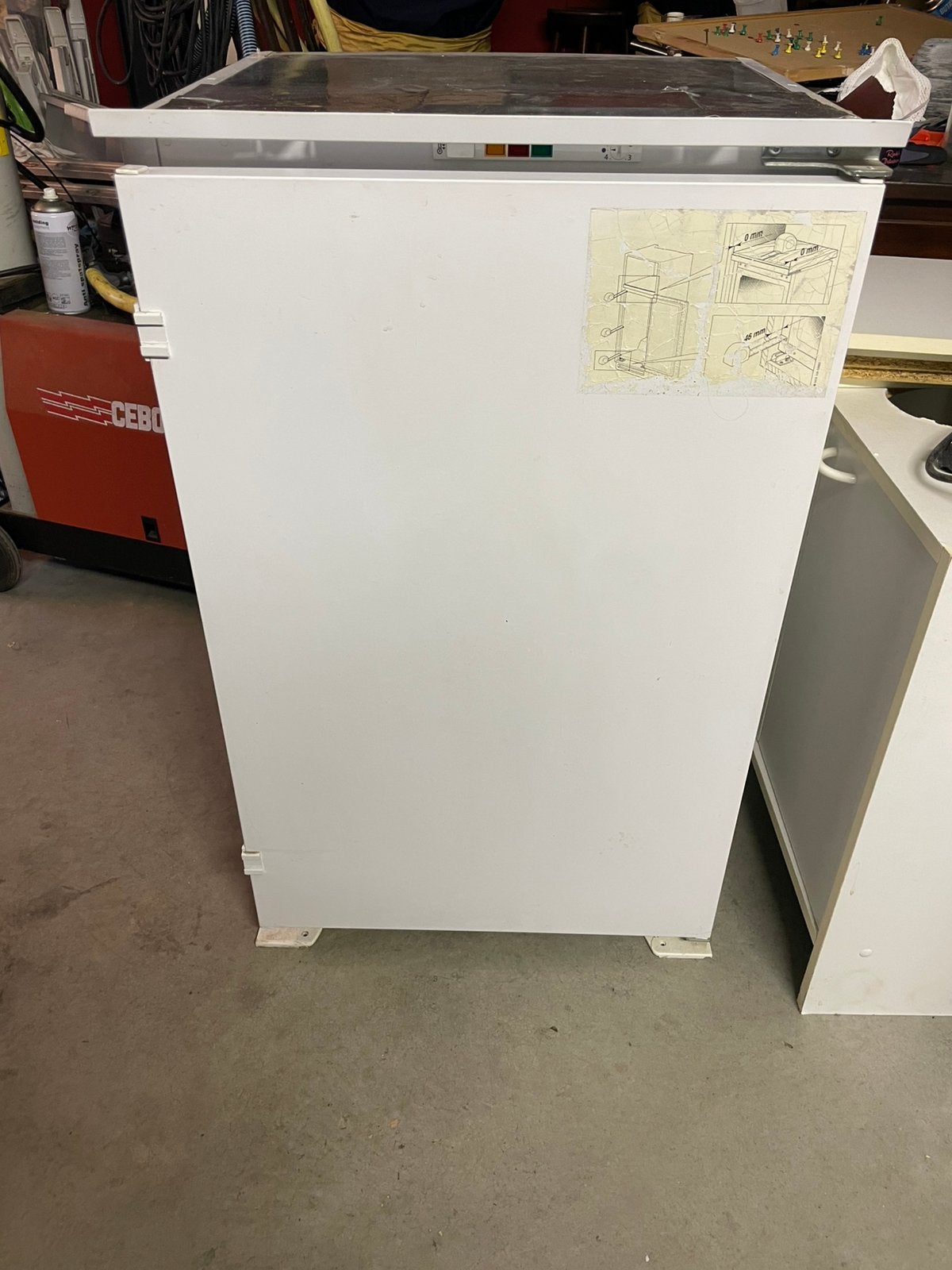 Vriezer inbouw, Ophalen, Gebruikt, 85 tot 120 cm