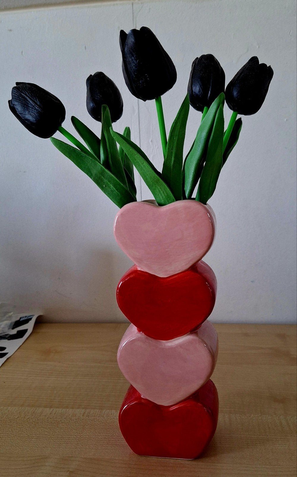vaas roze/rood, Ophalen of Verzenden, Rood