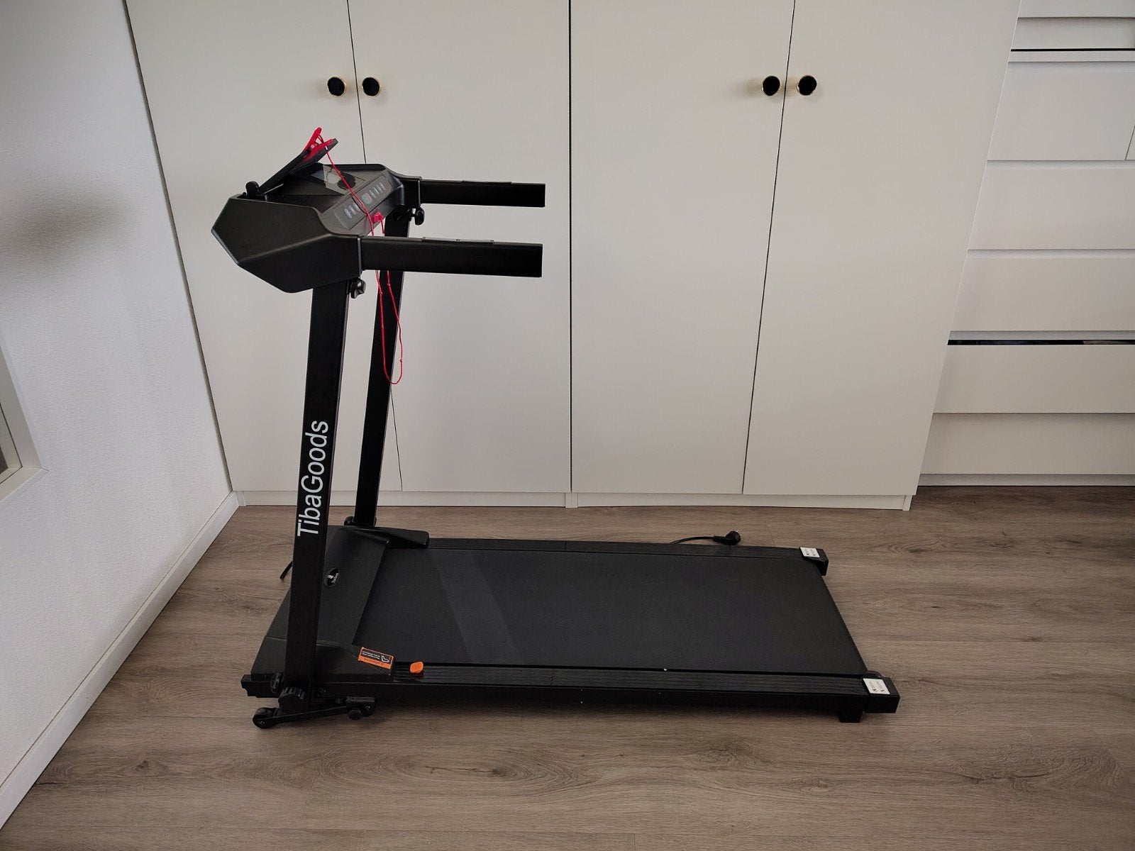 Opklapbare loopband met instelbare helling, Ophalen, Zo goed als nieuw, Metaal, Loopband