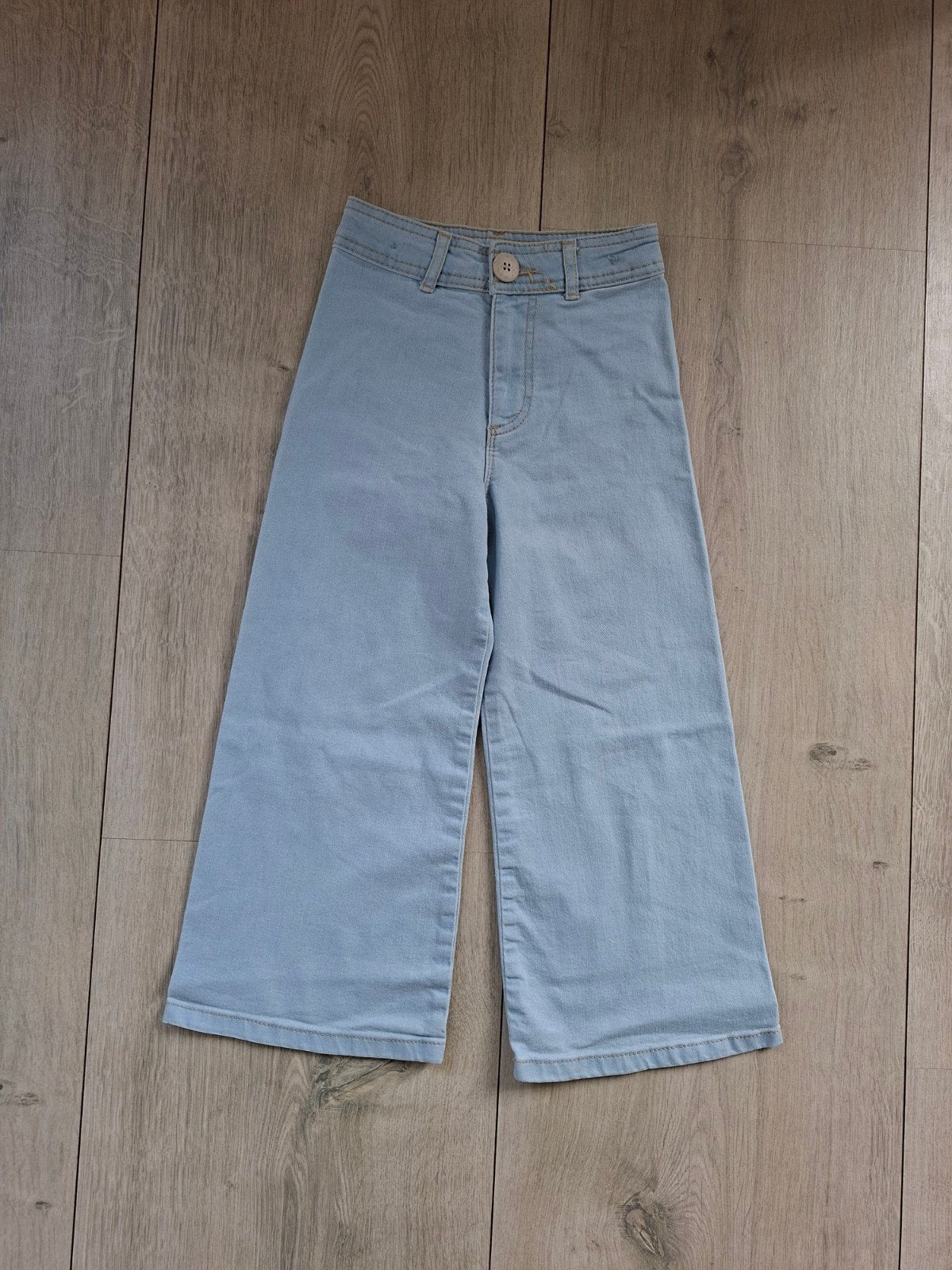 Lichtblauwe flared jeans voor meisjes - LCW Girls, Broek, Meisje, Ophalen of Verzenden, Zo goed als nieuw