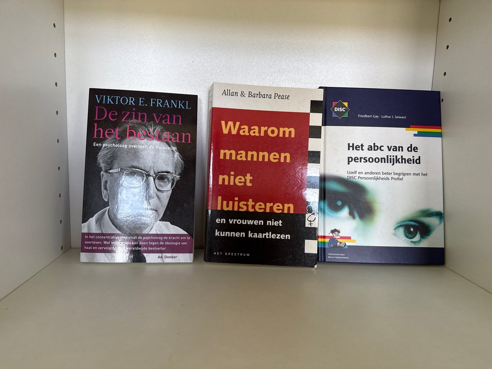 Psychologie Boeken: Frankl, Pease, DISC Persoonlijkheid, Ophalen, Gelezen, Klinische psychologie
