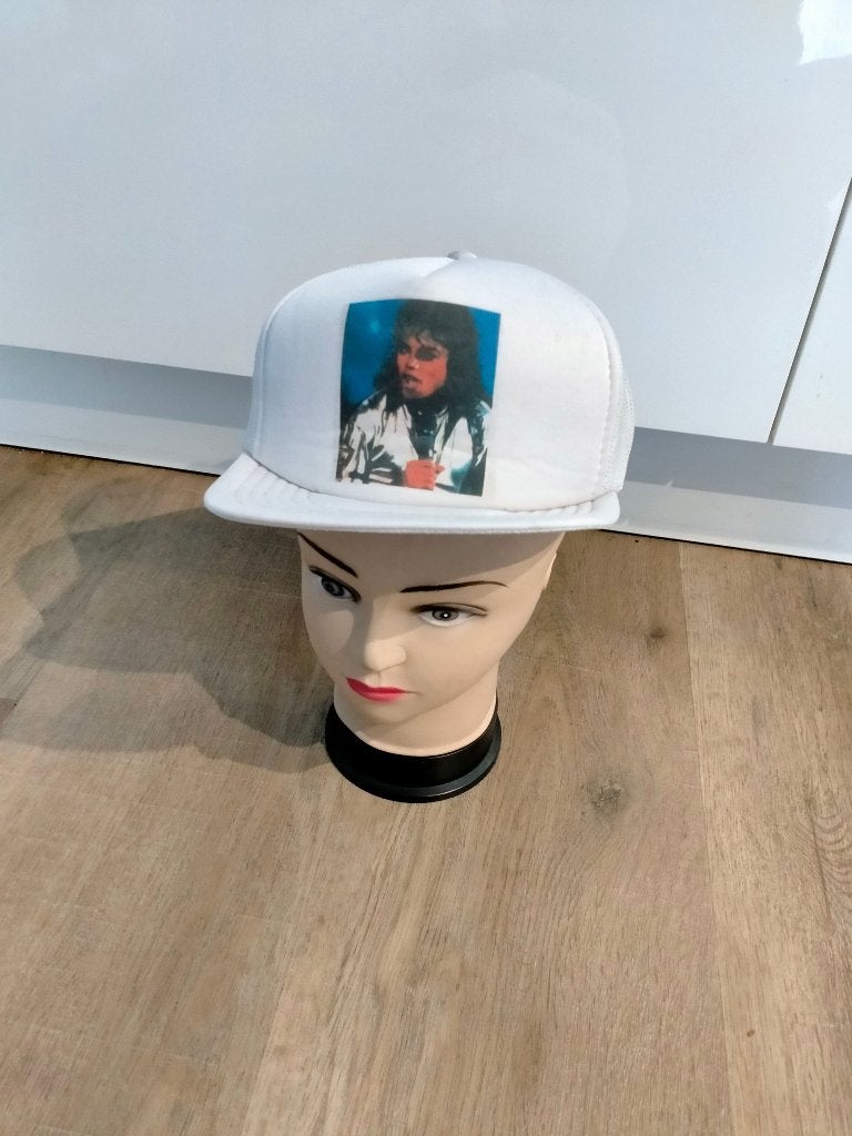 Michael Jackson artiest king of Pop vintage cap pet muziek, Verzenden, Zo goed als nieuw, Kleding