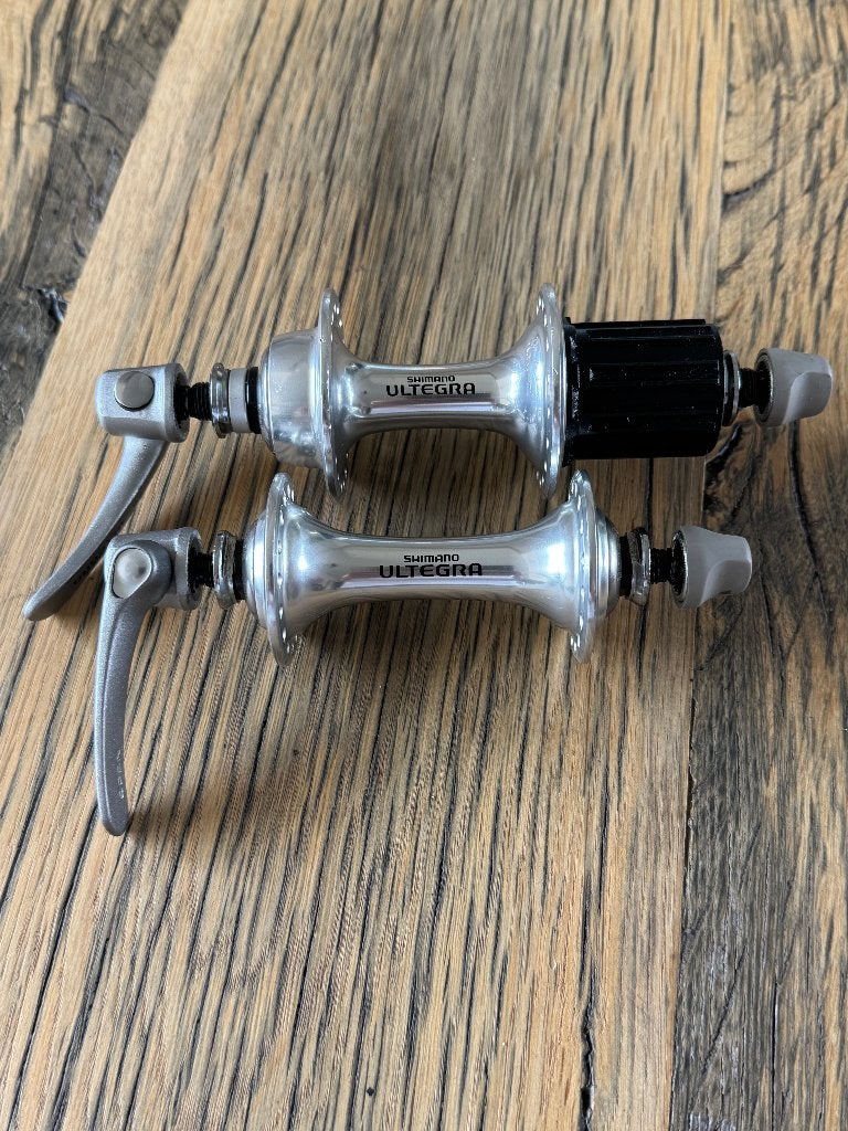 Shimano Ultegra 6500 Front and Rear Hub, Fietsen en Brommers, Fietsonderdelen, Verzenden, Gebruikt, Overige typen, Shimano Ultegra