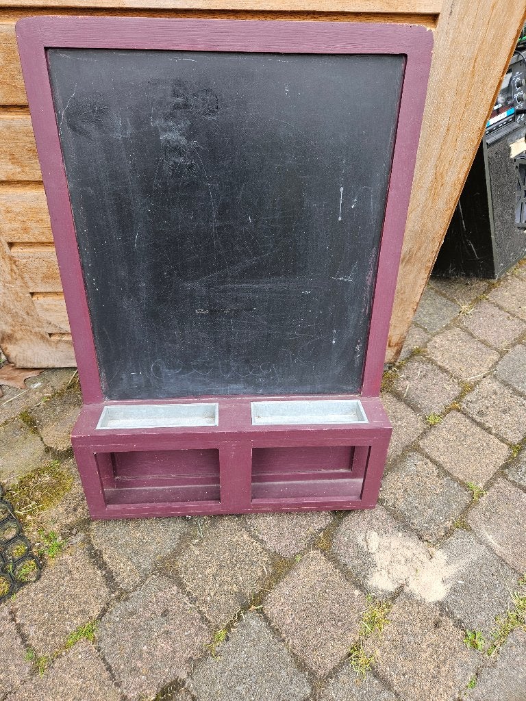Schoolbord / memobord, Ophalen