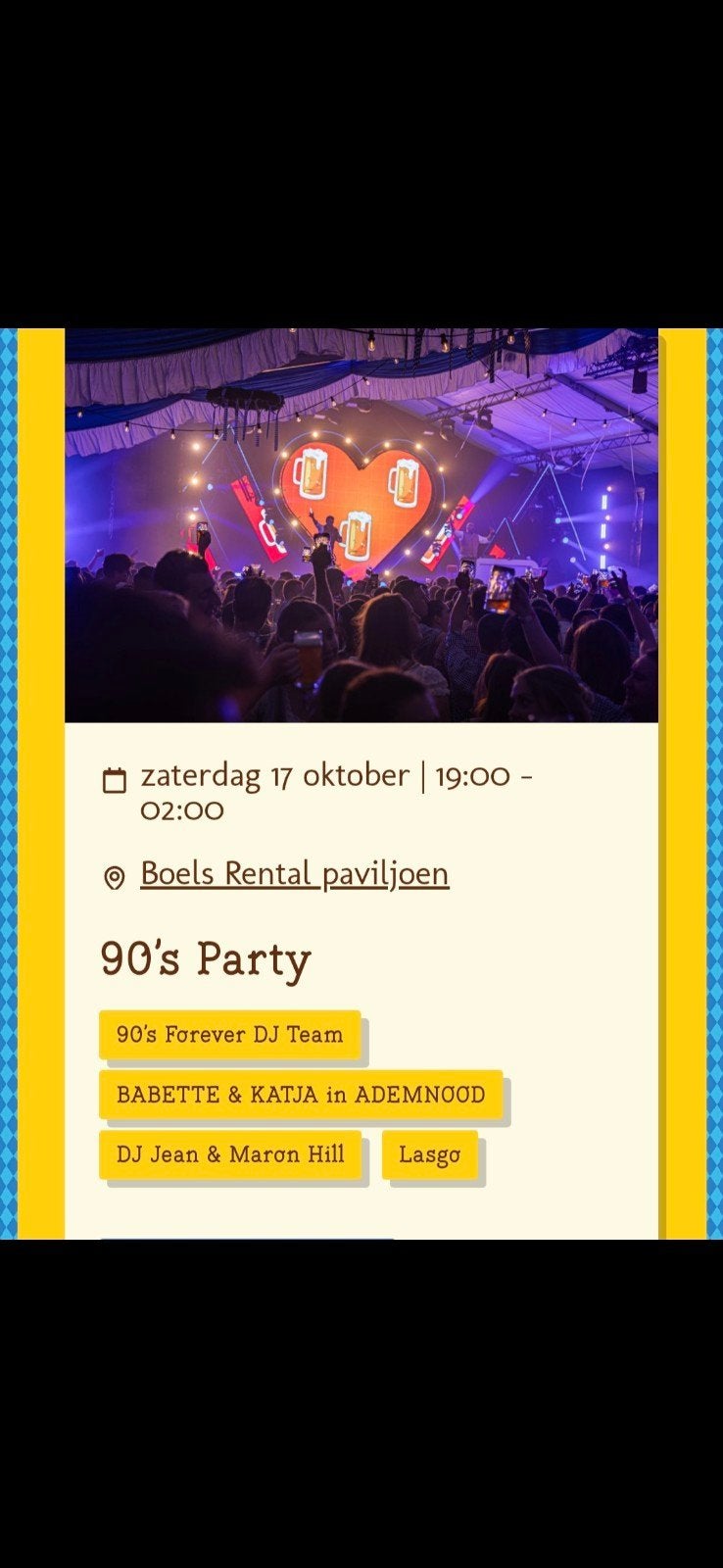 oktoberfeest sittard - boels rental zaterdag  90's party