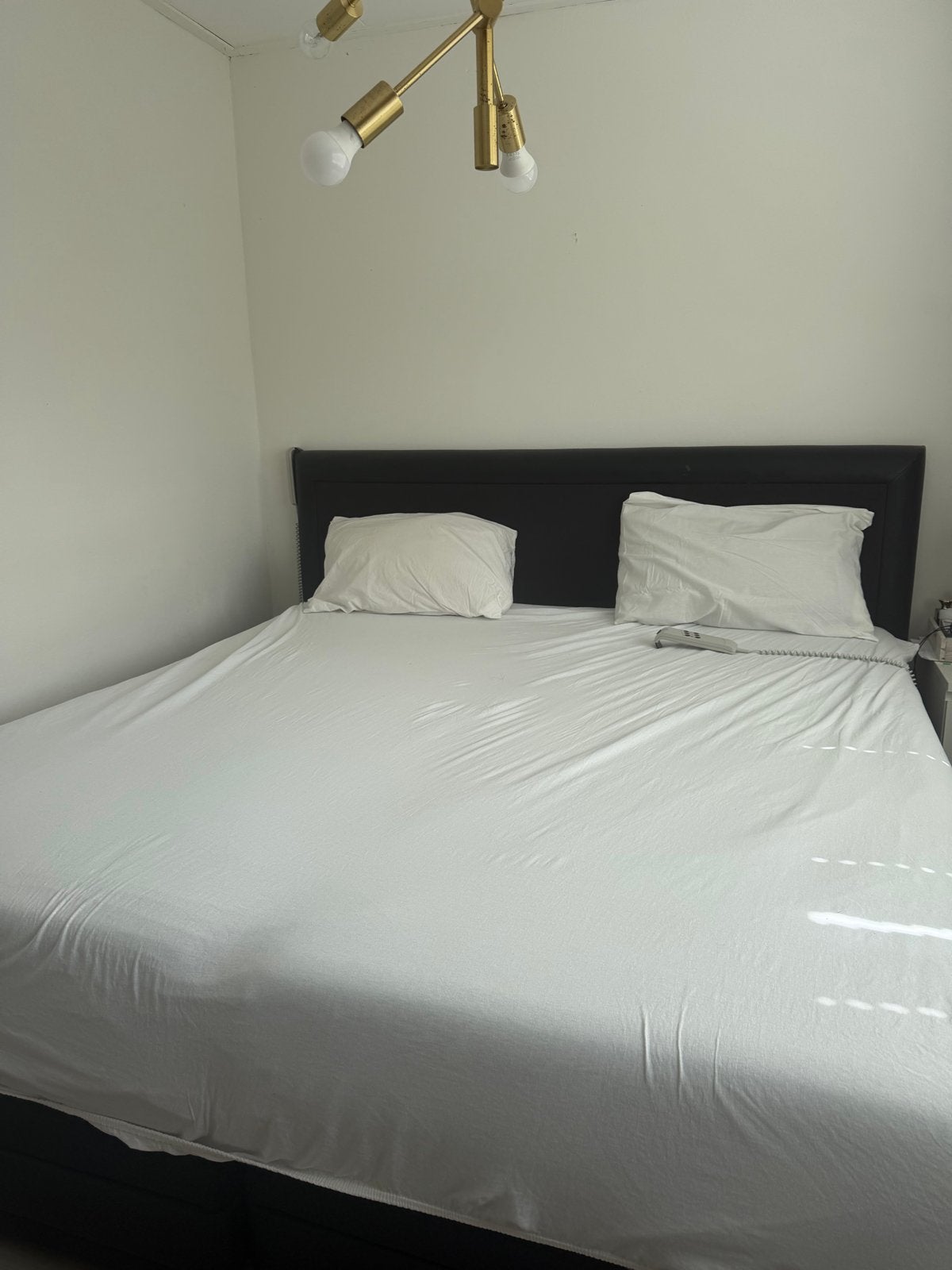 Tweepersoonsbed bijna nieuw met opbergruimte en verstelbaar, Huis en Inrichting, Ophalen, Verstelbaar, 210 cm, Tweepersoons